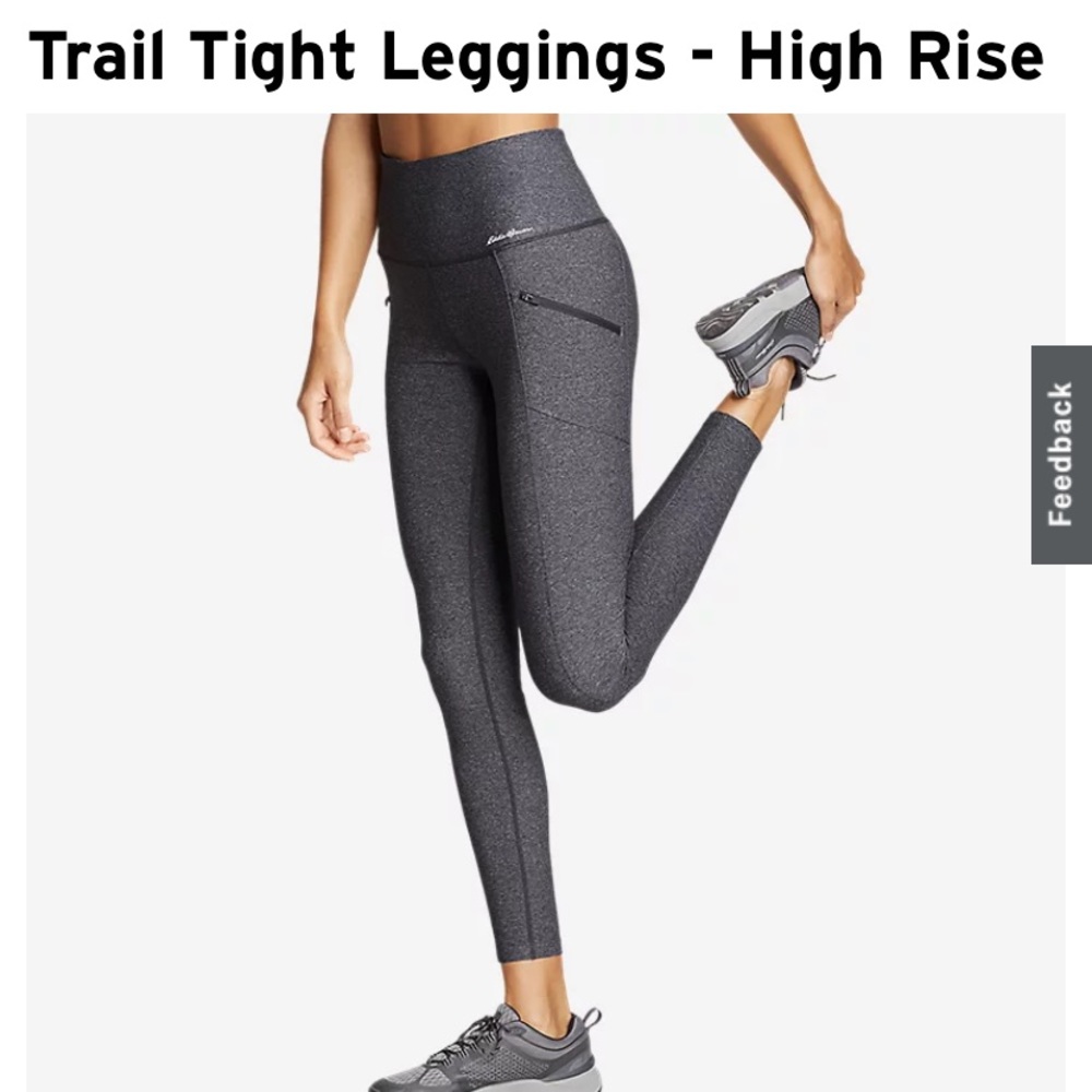 Eddie Bauer High Rise Trail Tight Leggings (Navy)